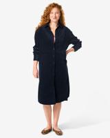 HEMA Damesjurk Lena Corduroy Blauw (blauw)
