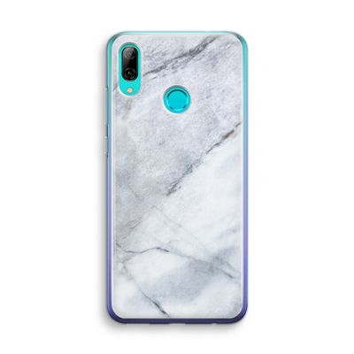 Witte marmer: Huawei P Smart (2019) Transparant Hoesje