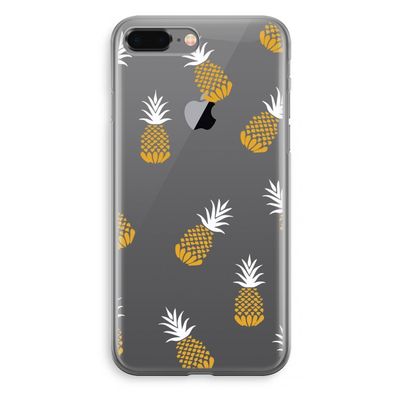 Ananasjes: iPhone 8 Plus Transparant Hoesje