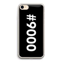 #9000: iPhone 7 Transparant Hoesje