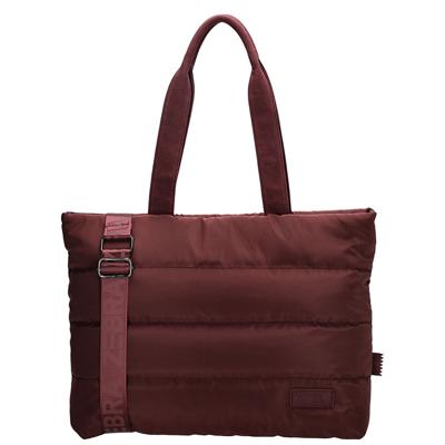 Zebra Trends Puffer Shopper/Laptoptas 15&apos;&apos; Elske Bordeaux