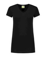 Lemon & Soda LEM1262 T-shirt V-neck cot/elast SS for her - thumbnail