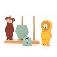 Trixie houten stapel puzzel dieren