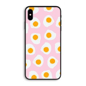 Dancing eggs: iPhone XS Max Biologisch afbreekbaar hoesje