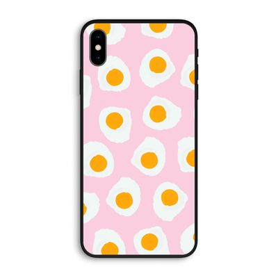 Dancing eggs: iPhone XS Max Biologisch afbreekbaar hoesje