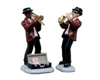 Kerstdorpminiatuur Jazz Duo 12x4x18 cm 2st - Lemax
