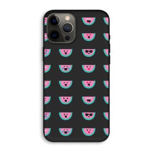Smiley watermeloenprint: iPhone 12 Pro Max Biologisch afbreekbaar hoesje