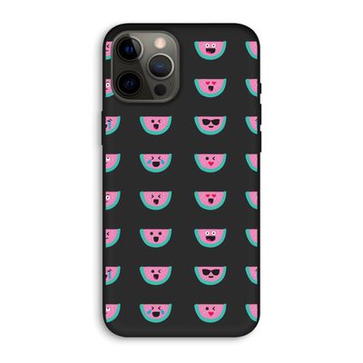 Smiley watermeloenprint: iPhone 12 Pro Max Biologisch afbreekbaar hoesje