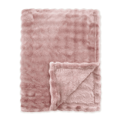 Bedsprei Ribbed Comfort - Oud Roze - 150x200cm Van Byrklund Microvezel - Dekbed-Discounter.nl