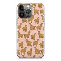 Alpacas: iPhone 13 Pro Transparant Hoesje