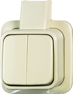 Busch Jaeger opbouw serieschakelaar creme