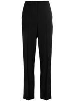 Emporio Armani pressed-crease straight-leg trousers - Noir - thumbnail