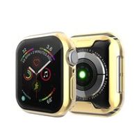 Siliconen case (volledig beschermd) 40mm - Goud - Geschikt voor Apple watch 40mm - thumbnail