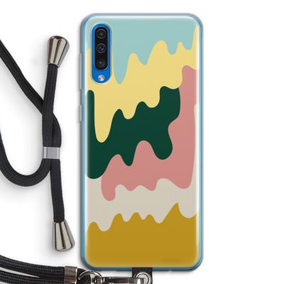 Baar B: Samsung Galaxy A50 Transparant Hoesje met koord