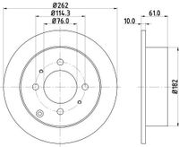 Remschijf 8DD355110941