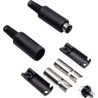 TRU COMPONENTS 1578861 Miniatuur-DIN-connector Stekker, recht Aantal polen: 8 1 stuk(s)