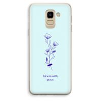 Bloom with grace: Samsung Galaxy J6 (2018) Transparant Hoesje Bloom with grace: Samsung Galaxy J6 (2018) Transparant Hoesje