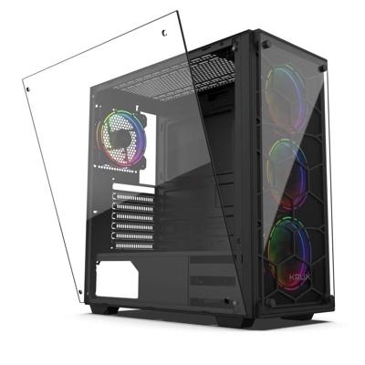 Krux LEDA ATX Toren Zwart