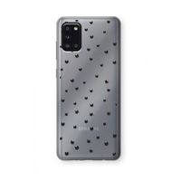 Kleine kattenkopjes: Samsung Galaxy A31 Transparant Hoesje Kleine kattenkopjes: Samsung Galaxy A31 Transparant Hoesje