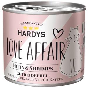 Hardys Love Affair kip met garnalen natvoer kat (blik) 24 x 200 g