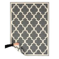 Tapeso Retro buitenkleed - Flip Lucky grijs - 160x220 cm