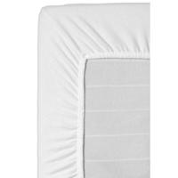 Leen Bakker - Hoeslaken Molton Katoen - 120x200 Cm - Polyester/Katoen - Wit