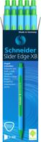 10x Schneider Slider Edge XB balpen groen
