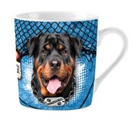 Plenty Gifts mok rottweiler blauw