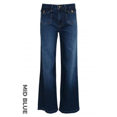 DNM Pure - Blauw | Dames | Jeans | Blauw | 28 | regular | Kamst mode