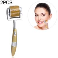 2 stuks ZGTS192 titanium legering Microneedle Facial Repair nano roller instrument specificatie: 0.25 MM 2 stuks ZGTS192 titanium legering Microneedle Facial Repair nano roller instrument specificatie: 0.25 MM