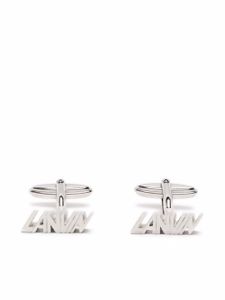 Lanvin boutons de manchette à logo - Argent