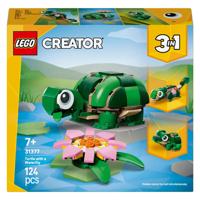 LEGO creator 31377 schildpad met waterlelie