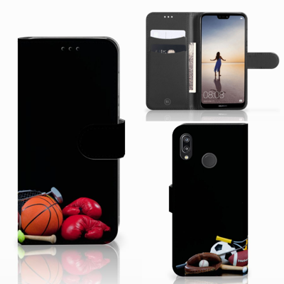 Huawei P20 Lite | Wallet Case | met Pasjes | Sports