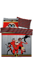 Disney The Incredibles Dekbedovertrek tweepersoons 200 x 200 cm