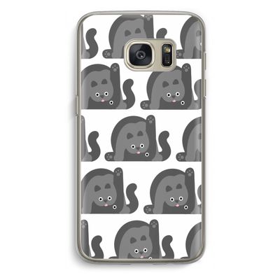 Cats: Samsung Galaxy S7 Transparant Hoesje