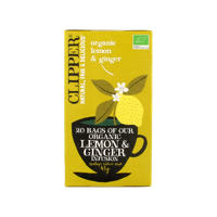 Lemon & ginger tea bio 20 Zakjes