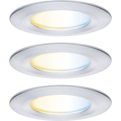 Paulmann 92444 LED-plafondlamp, LED-inbouwlamp 6 W Aluminium (gedraaid)