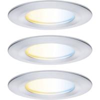 Paulmann 92444 LED-plafondlamp, LED-inbouwlamp 6 W Aluminium (gedraaid)