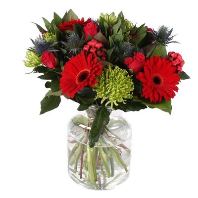 Nabestaanden boeket rood Nabestaanden boeket rood