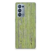 OPPO Reno 6 Pro Plus 5G | Bumper Hoesje | Green Wood