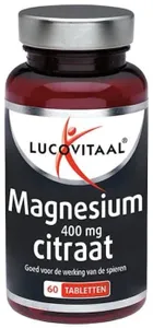 Lucovitaal Magnesium Citraat Supplement 400 mg - 60 Tabletten