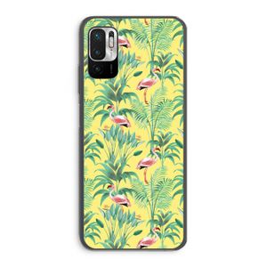 Flamingo party: Xiaomi Redmi Note 10 5G Transparant Hoesje