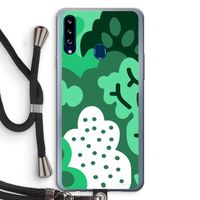 Bushes: Samsung Galaxy A20s Transparant Hoesje met koord