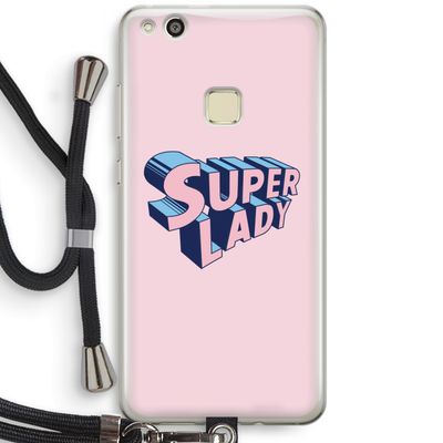 Superlady: Huawei Ascend P10 Lite Transparant Hoesje met koord