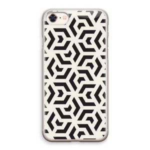 Crazy pattern: iPhone 8 Transparant Hoesje