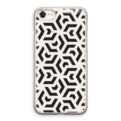 Crazy pattern: iPhone 8 Transparant Hoesje