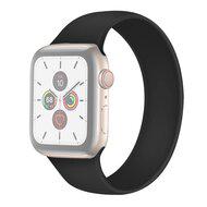 Solo Loop Link serie bandje - Maat: M - Zwart - Geschikt voor Apple Watch 42mm / 44mm / 45mm / 49mm