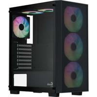 PC-behuizing (zonder voeding) - AEROCOOL B509A Flow - ACCM-BD02063.11 - Mid-tower - ATX-vormfactor - Zwart