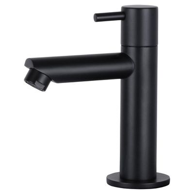 Differnz Mix toiletkraan recht zwart mat 30.412.72