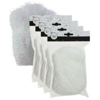 Kerstboomversiering engelenhaar - wit - iriserend - 80 gram